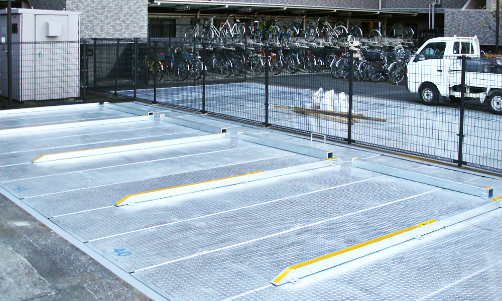 [写真]立体駐車場平面化